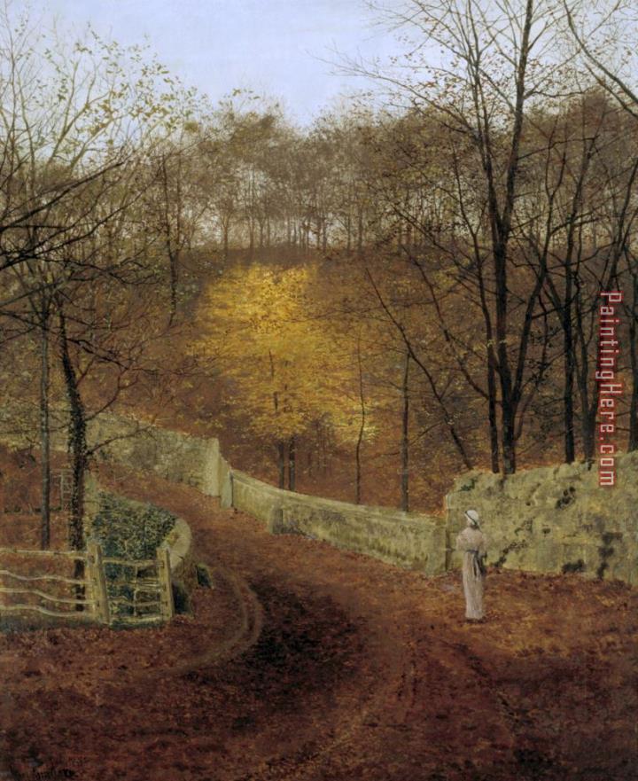 John Atkinson Grimshaw Autumn Herbst 1878
